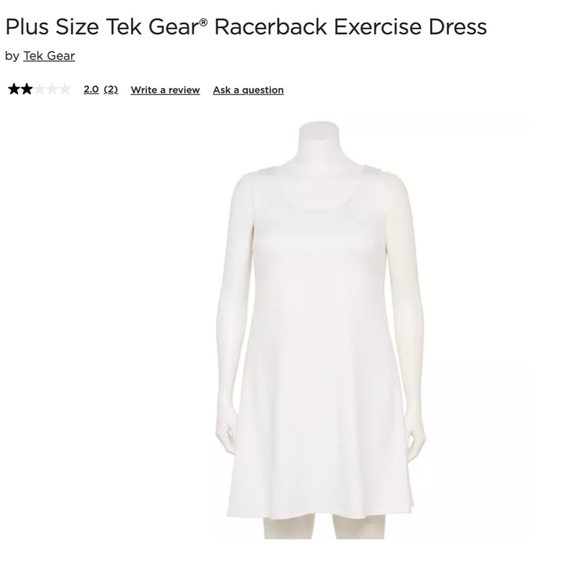 NWT Tek Gear Workout Gear 4x Athletic Dress/Skort - Picture 3 of 3